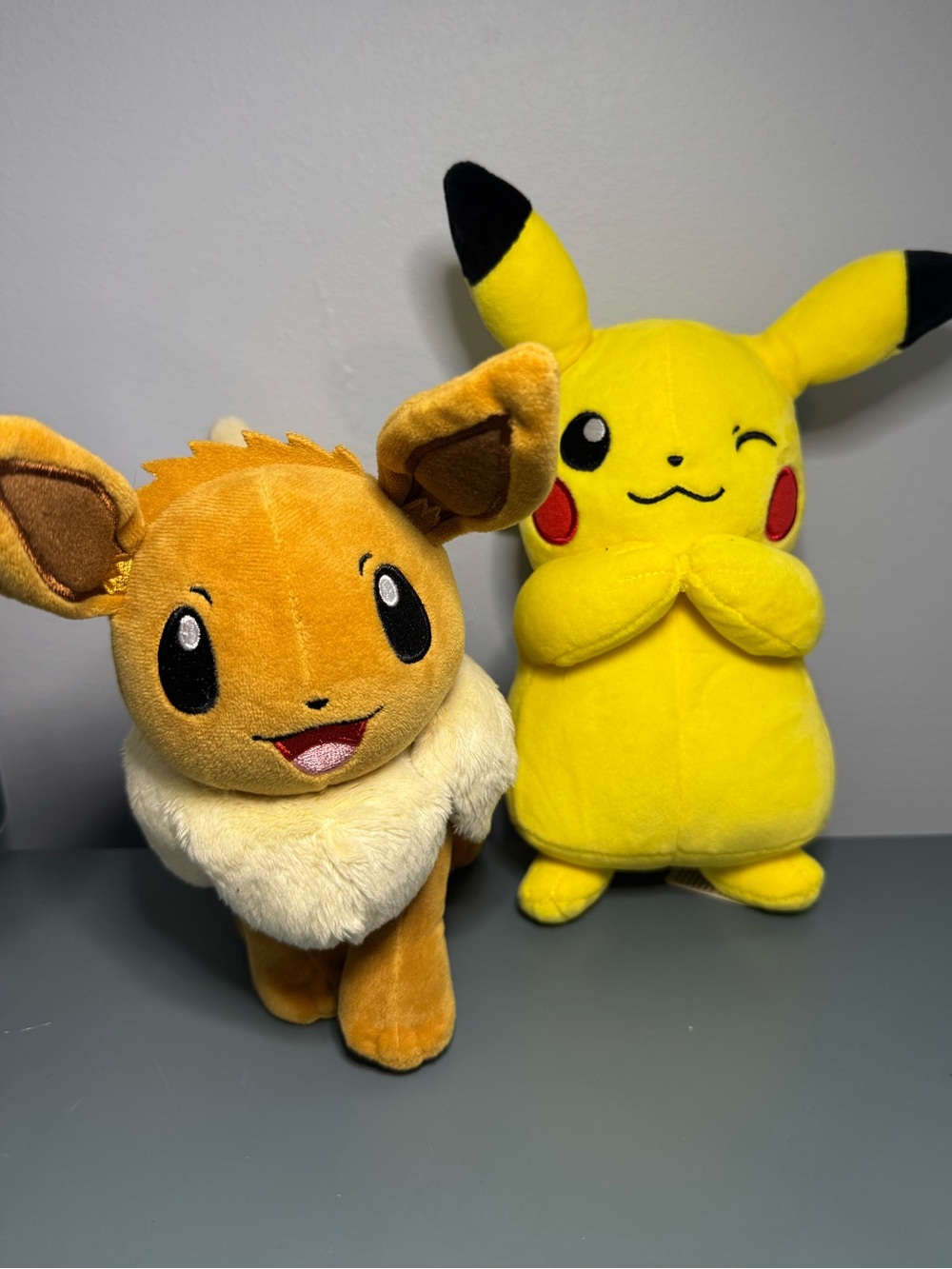 Pokémon Plush Lot Pikachu & Eevee 8” Stuffed Animals 2022 Jazwares Official